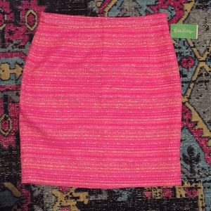 Pink Lilly Pulitzer skirt womens 12 Large